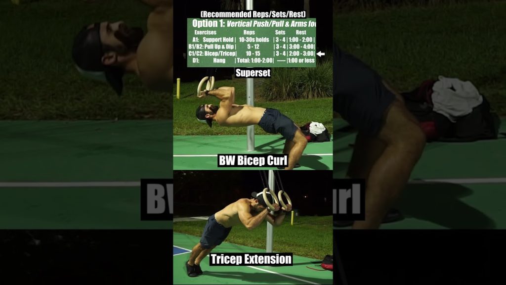 Gymnastic Ring Workout for SIZE