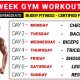 Full Week Gym Workout Plan | 2023 | Gym Workout Plan | @BuddyFitness