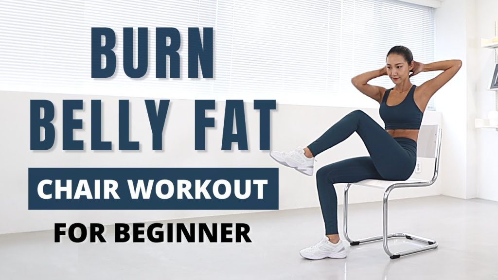LOSE BELLY FAT SITTING DOWN | SEATED ABS WORKOUT – At Work, Home, School