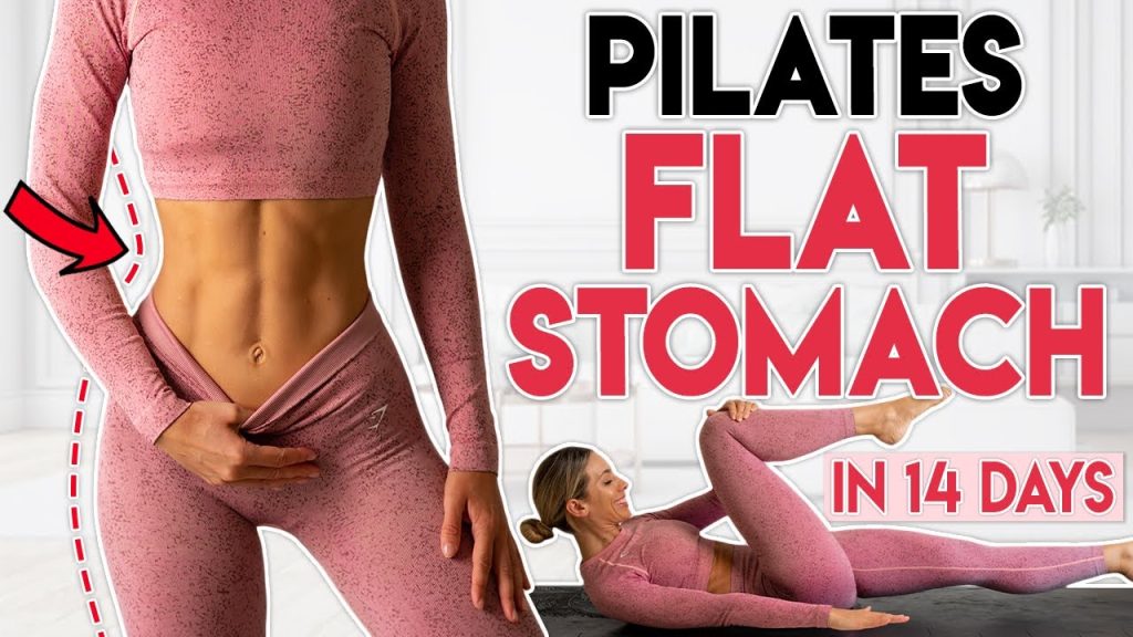 PILATES FLAT STOMACH in 14 Days  Belly Fat Burn | 5 min Workout
