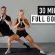 30 MIN FULL BODY CRUSHER – HIIT WORKOUT with weights, dumbbells I no repeat I stronger together