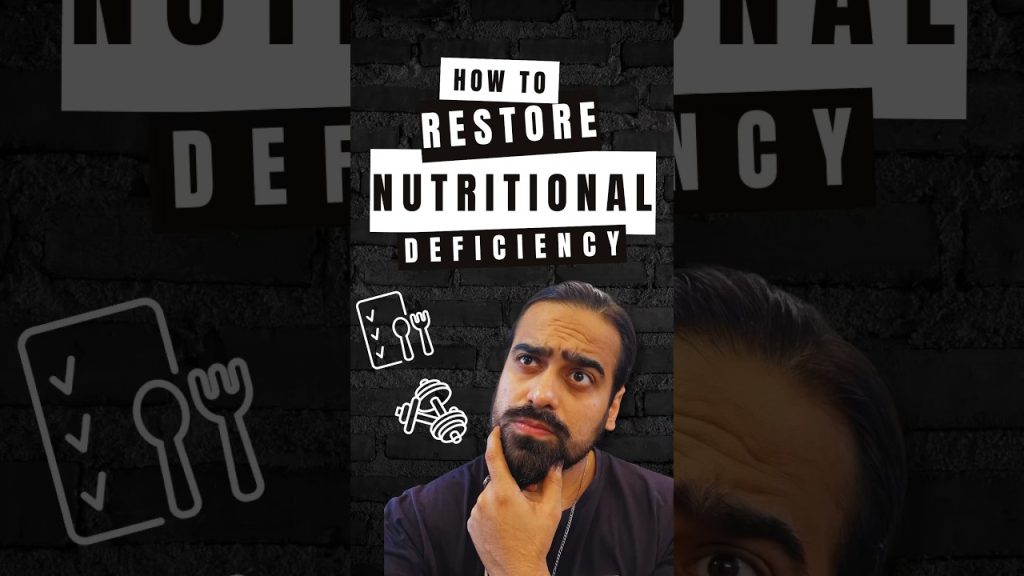 How to RESTORE NUTRITIONAL DEFICIENCY? #shorts #youtubeshorts #akashdodeja #nutrition #gym #movie
