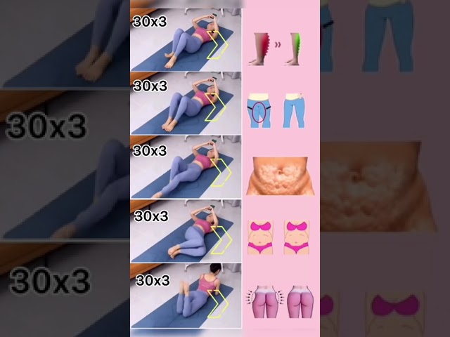 exercise | weight loss exercises at home | belly fat workout #shorts