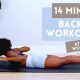 14 MINUTE BACK WORKOUT FOR STRONGER BACK + BETTER POSTURE | NO EQUIPMENT | BEGINNER + INTERMEDIATE