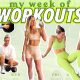My Workout Routine! A Full Week at the Gym