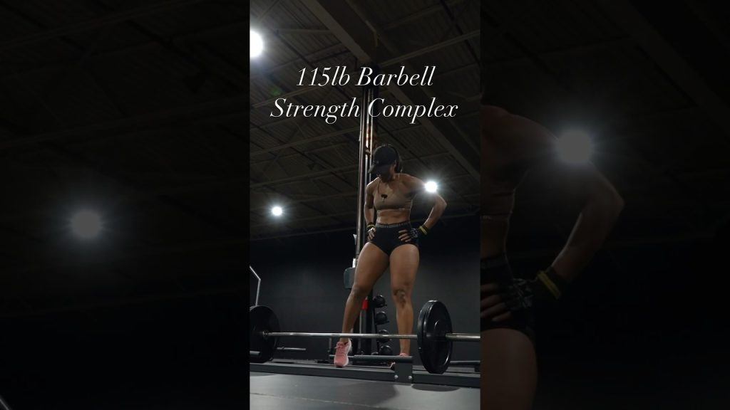 Just a lady and her barbell having fun #fitness #motivation