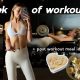 realistic week of workouts that helped me TONE UP (as a beginner & post workout meal ideas)