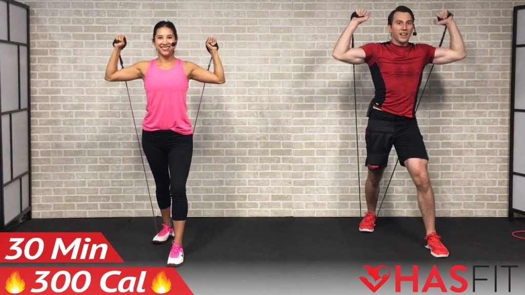 30 Minute Full Body Resistance Band Workout – Exercise Band Workouts for Women & Men