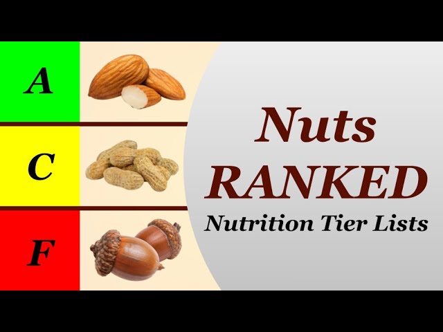 Nutrition Tier Lists: Nuts
