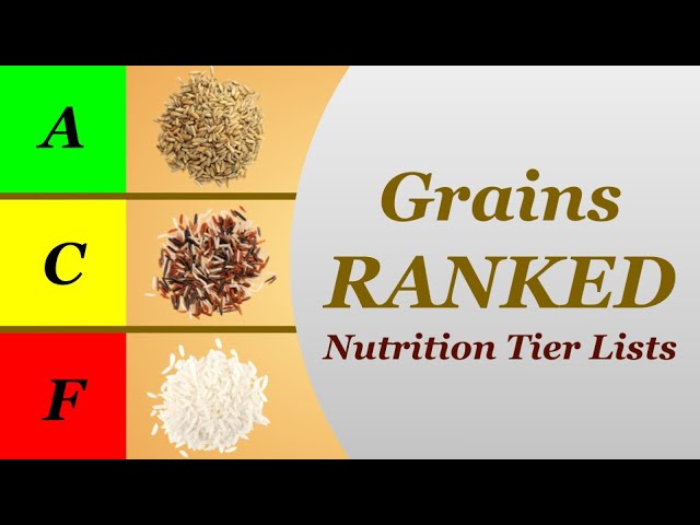 Nutrition Tier Lists: Grains