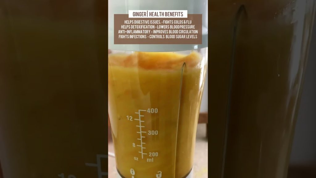 Ginger & Turmeric Homemade Drink Recipe #shorts #short #health #ginger #fitness #lifestyle