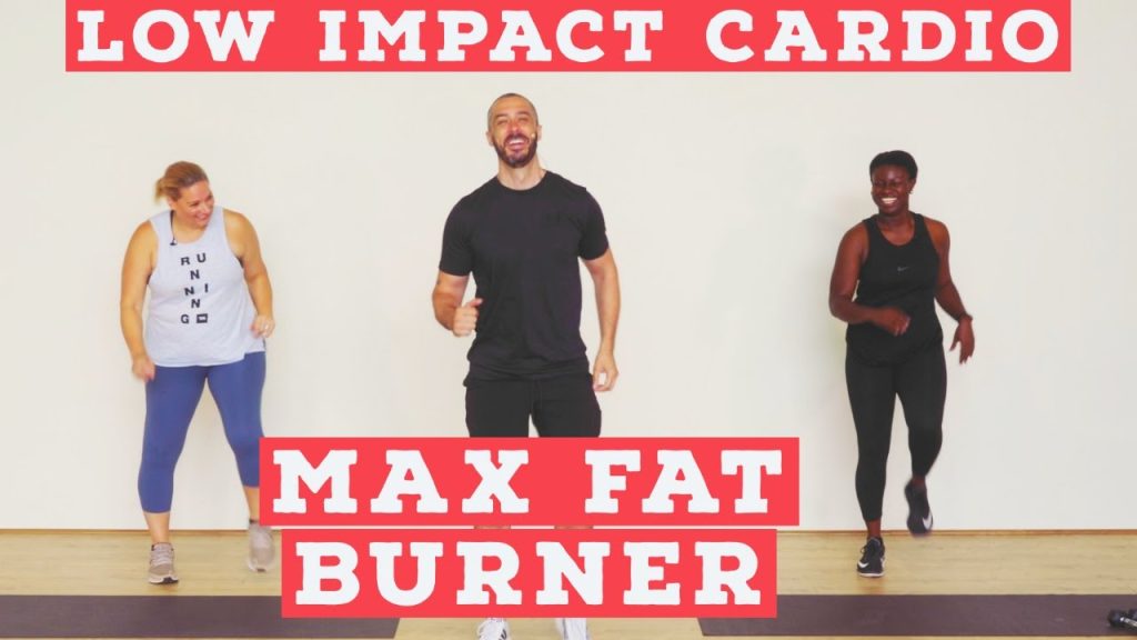 LOW IMPACT home cardio workout – fat burner – NO EQUIPMENT!