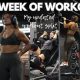 FULL WEEK OF WORKOUTS | my current workout split + workout with me for the week