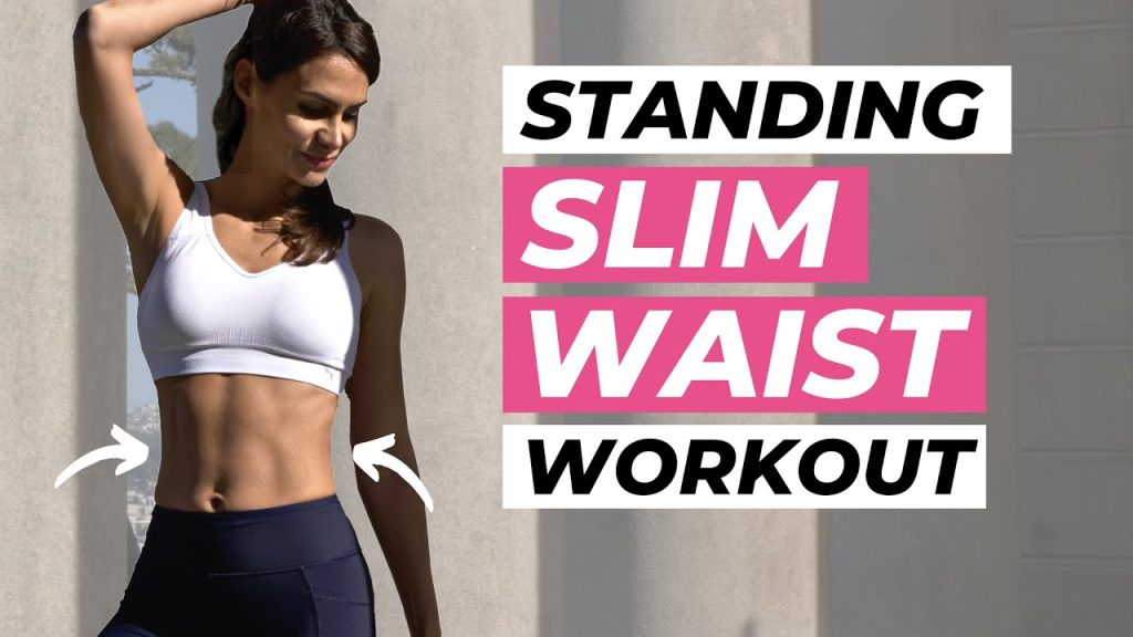 10 MIN STANDING SLIM WAIST WORKOUT | BEST Smaller Waist Exercises for Women