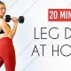 20 MIN LEG/BUTT/THIGH WORKOUT – Lower Body Strength