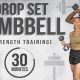 30 Minute Drop Set Dumbbell Workout [Advanced Strength Training]