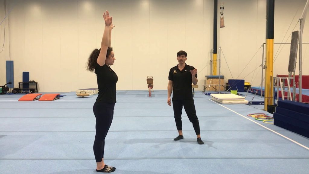 Adults Gymnastics –  Back tuck drills at home