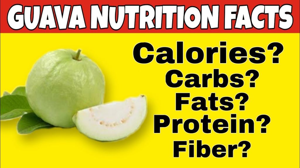 Nutrition Facts of Guava || Health Benefits of Guava