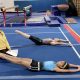 Gymnastics conditioning for stomach and back
