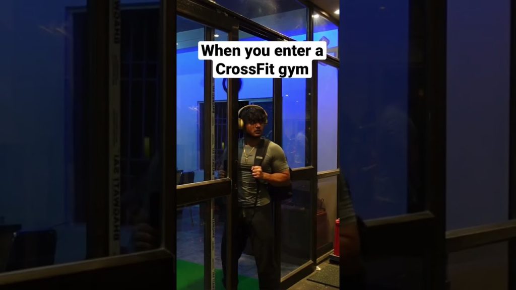 When you enter a Crossfit gym  #gym #shorts #fitness