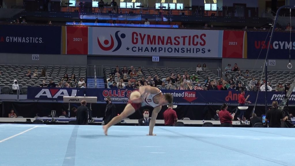 Ian Gunther – Floor Exercise – 2021 U.S. Gymnastics Championships – Senior Men Day 2