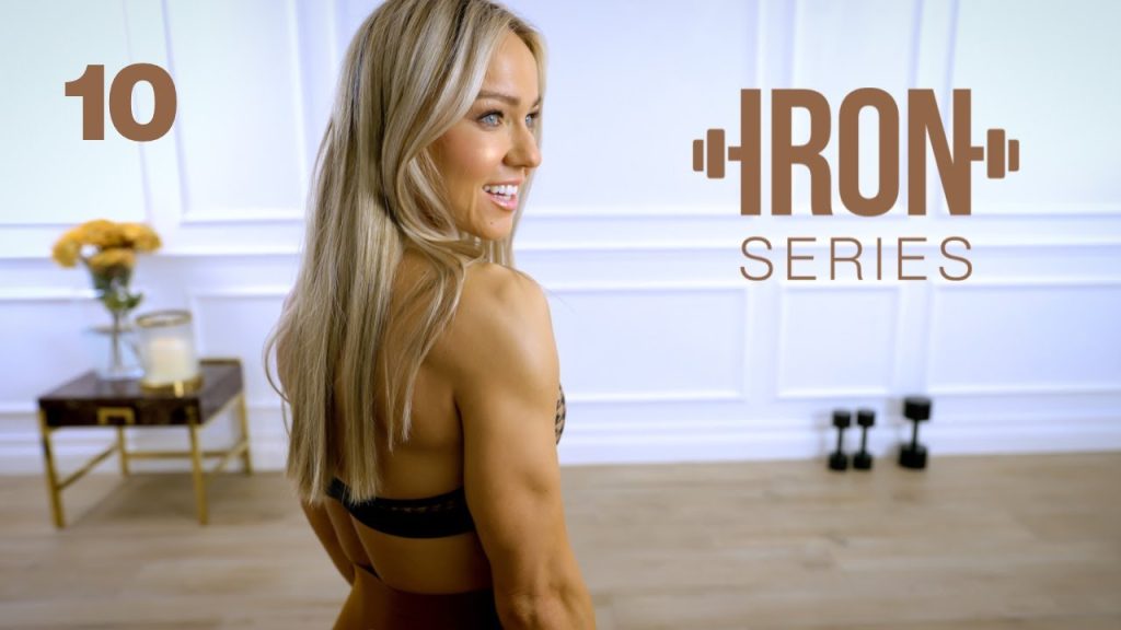 IRON Series 30 Min Back & Biceps Workout – Rows, Curls | 10