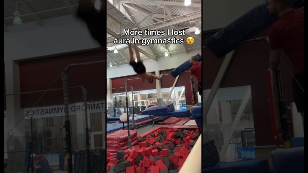 Good thing you automatically get +1 billion for doing gymnastics  #gymnast #gymnastics #sports #d1