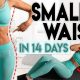 SMALLER WAIST and LOSE BELLY FAT in 14 Days | Home Workout