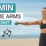 10 min BARRE ARMS WORKOUT | To the Beat  | Light Dumbbells