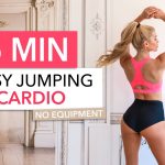 15 MIN JUMPING CARDIO, Medium Level – burn calories the fun way, not dancy I Pamela Reif