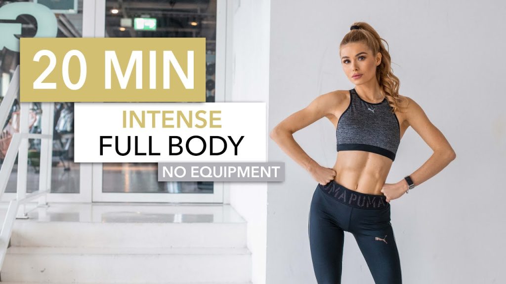 20 MIN FULL BODY WORKOUT – Intense Version / No Equipment I Pamela Reif