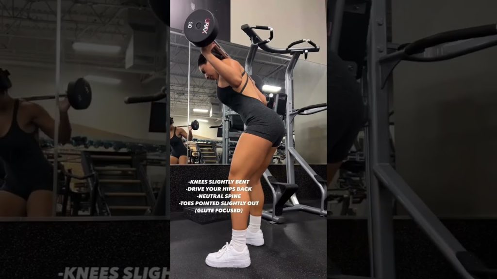 Push Your Hips Back  #fitness #crossfit #gym #workout #gymlover #legday #glutes #booty #backday