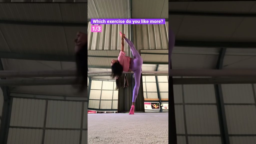 Gymnastics exercises / flexibility exercises / Lera the gymnast #shorts #gymnast #stretching