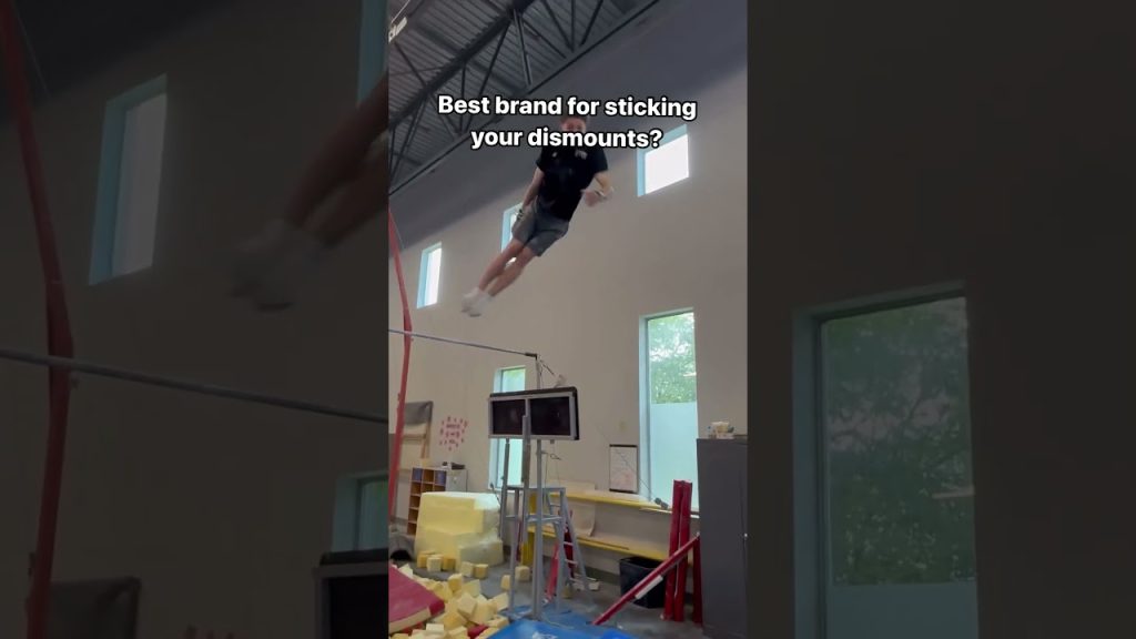 Is it possible to not stick your landings while in Stoi merch? #gymnastics #clothingbrand