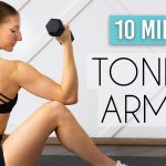 10 min TONED ARMS Workout (At Home Quick Burn)