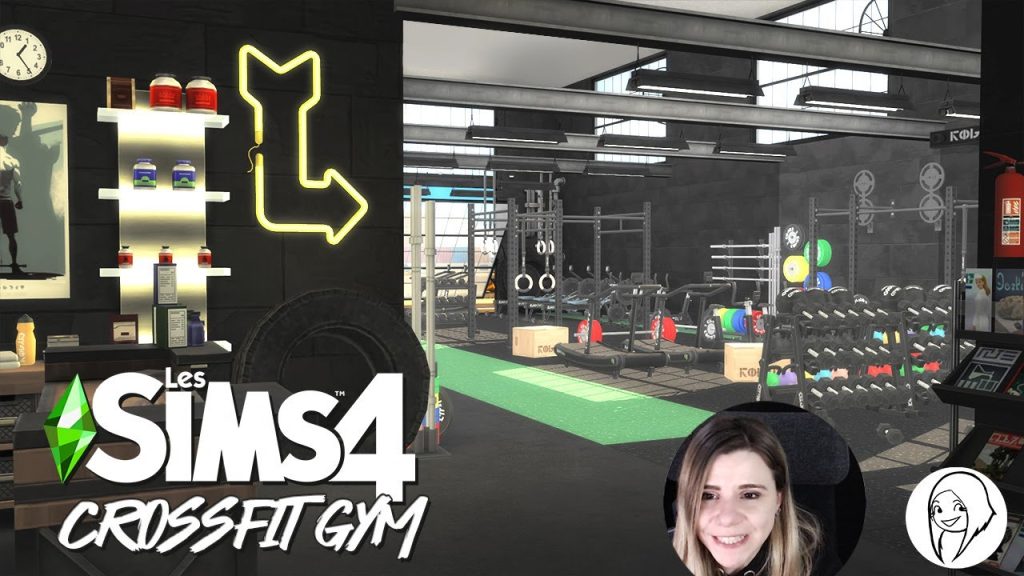 Sims 4 Crossfit Gym Speed build | CC – Syboulette