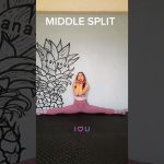 Middle Split Tutorial #stretching #gymnastics #tips #homeworkout #workout #split #tips #yoga #flexy