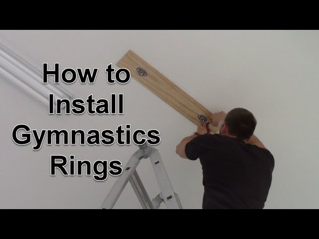 How to Install Gymnastics Rings | Home Exercise Equipment