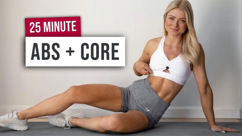 25 MIN INTENSE ABS + CORE WORKOUT – No Equipment – Abs of Steel – No Repeat Home Workout