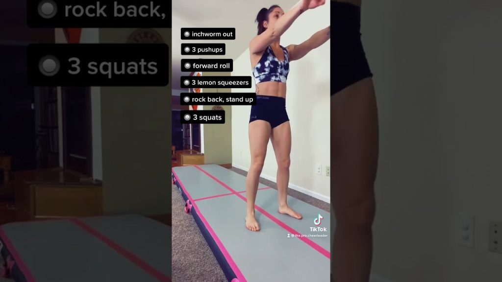 Cheer & Gymnastics Warm up Exercise – Tumbling Warm up Drill | The Pro Cheerleader