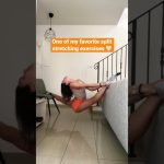 Gymnastics exercises / stretching exercises / over splits / Lera the gymnast #shorts #gymnast