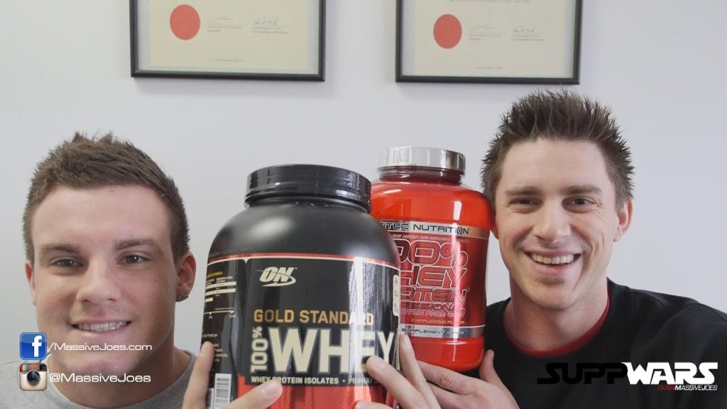 Optimum Nutrition 100% Whey Gold Standard v Scitec Whey Protein – MassiveJoes.com SUPP WARS
