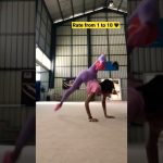 Gymnastics exercises / gymnastics challenge / Lera the gymnast #shorts #gymnast