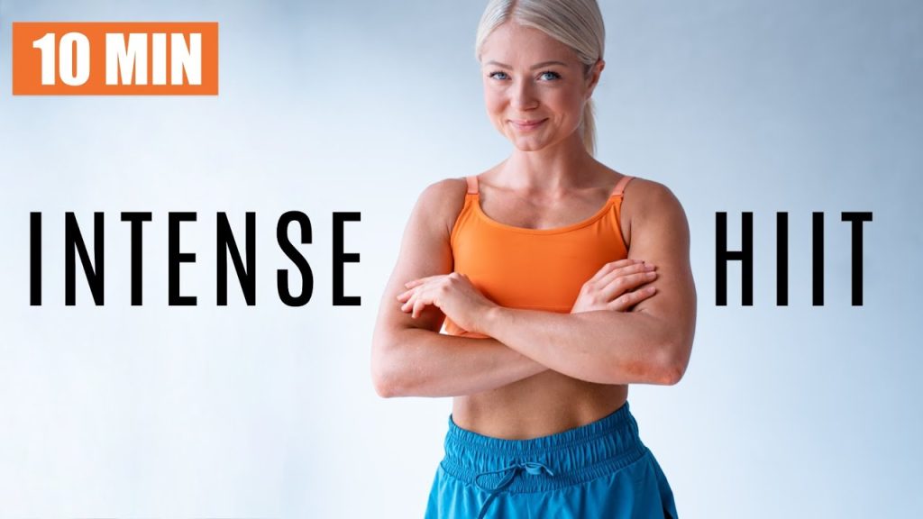 10 MIN INTENSE HIIT HOME WORKOUT – Do this everyday to become the BEST version of yourself!