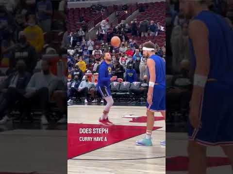 Steph Curry vs. Klay Thompson pregame workout! #shorts