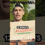 HOW TO EAT 12 Krispy Kreme’s for a WORLD RECORD #nutrition #food #challenge #eating #funny #running