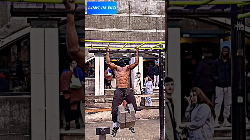 Gymnastics hard Workout public Reaction cute girl #sigma #motivation #fitness #attitude #shorts #gym