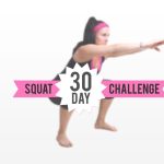 Home workout for women: 30 day squat challenge day 1