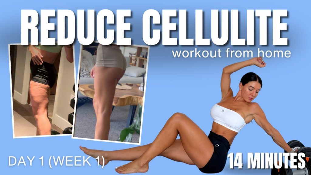 REDUCE CELLULITE FAST | 14-Day Home Workout Plan for Toned Legs & Booty | DAY 1 (week 1)