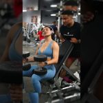 Female Model Shoulder & Triceps Workout#fitness #crossfit #gym #workout #gymlover #legday #glutes